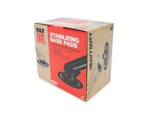 Camco 57883 Heavy Duty RV Stabilizing Jack Base Pads 4 Pack Open Box